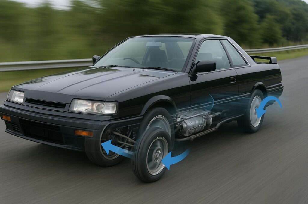 電子制御4輪操舵HICASの採用