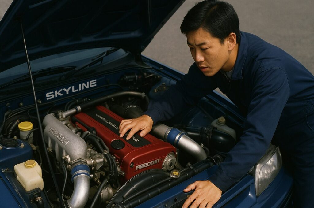 専用エンジンRB20DET-Rの馬力