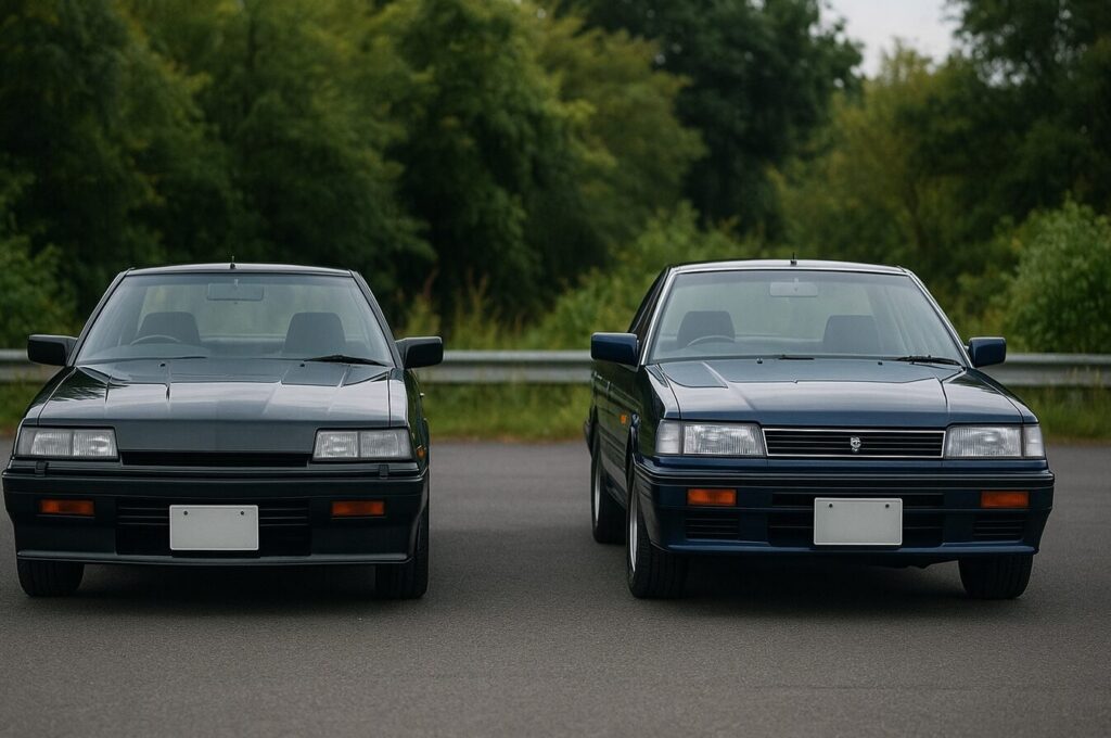 グリルレスの鉄仮面とグリルのあるR31