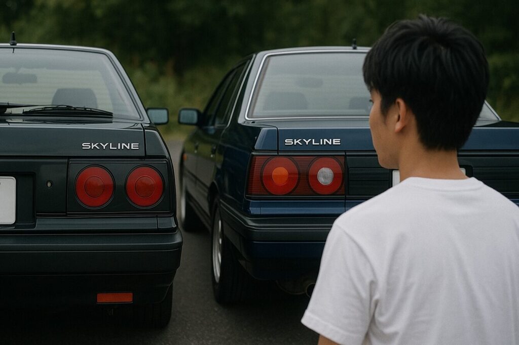 テールランプの枠やサイズで見分ける