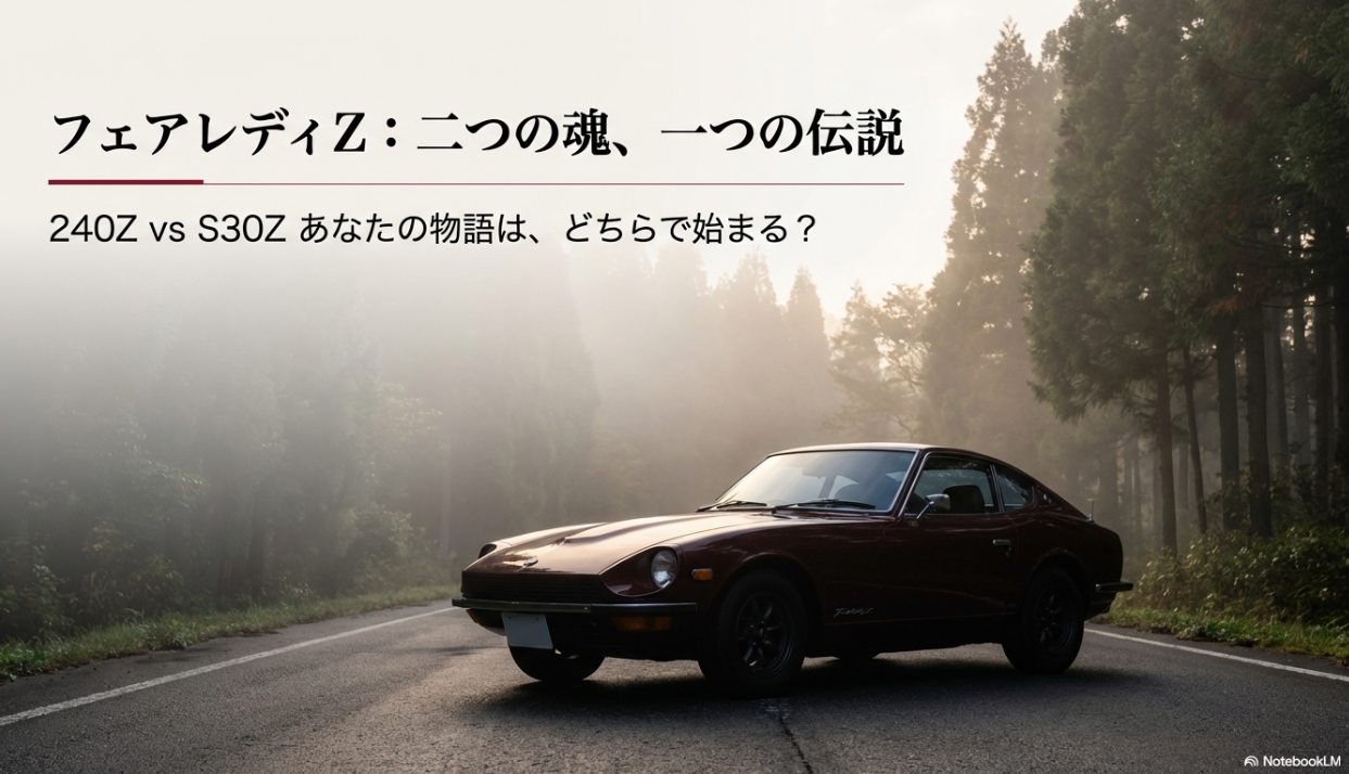 フェアレディZ 240ZとS30Zの違い 比較解説記事タイトルスライド