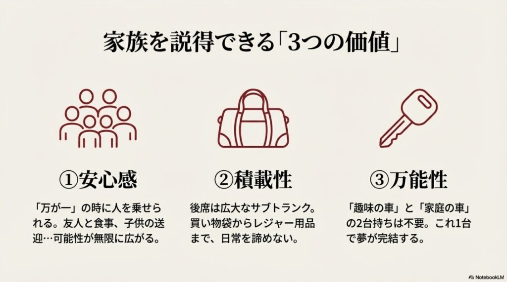 フェアレディZ 2by2が持つ安心感・積載性・万能性という3つの実用的価値