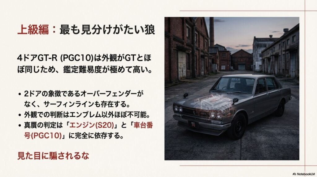 徹底解説】ハコスカGT-Rの見分け方。ガラスと車台番号に隠された「本物