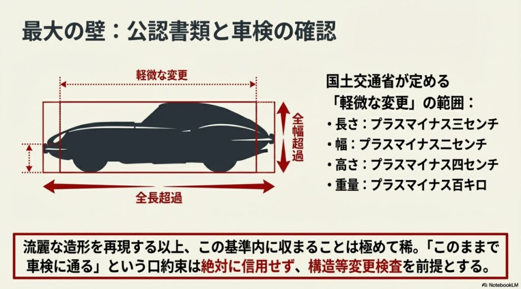 国土交通省が定める軽微な変更の範囲（長さ・幅・高さ・重量）