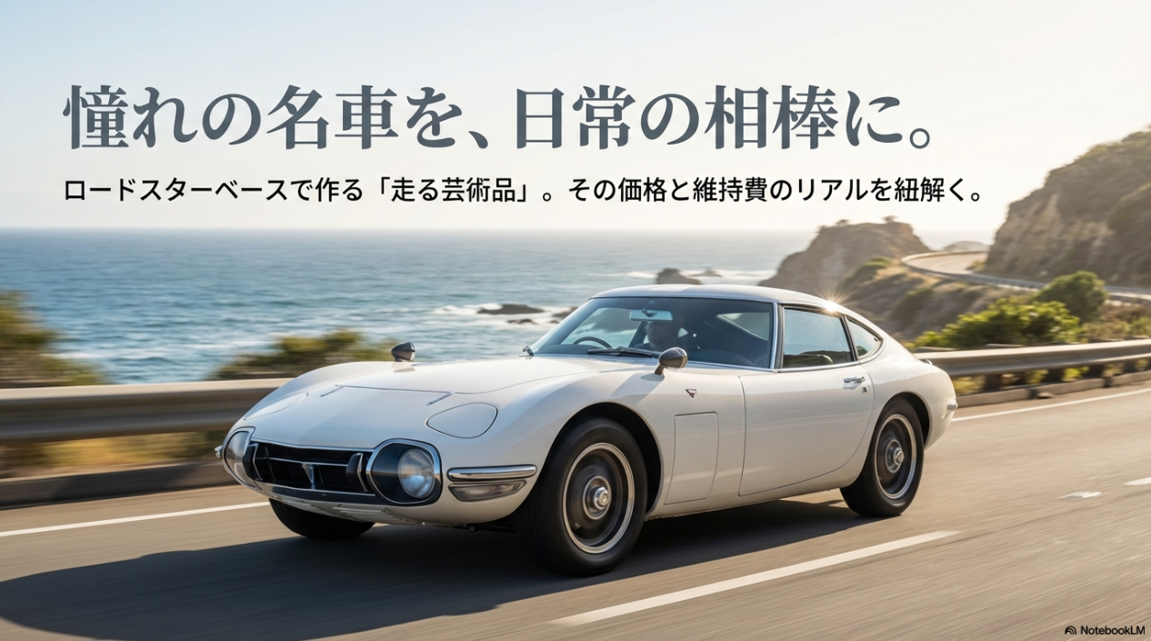 トヨタ2000GTレプリカ・ロードスターベースの価格と維持費のリアルを紐解くガイドタイトル