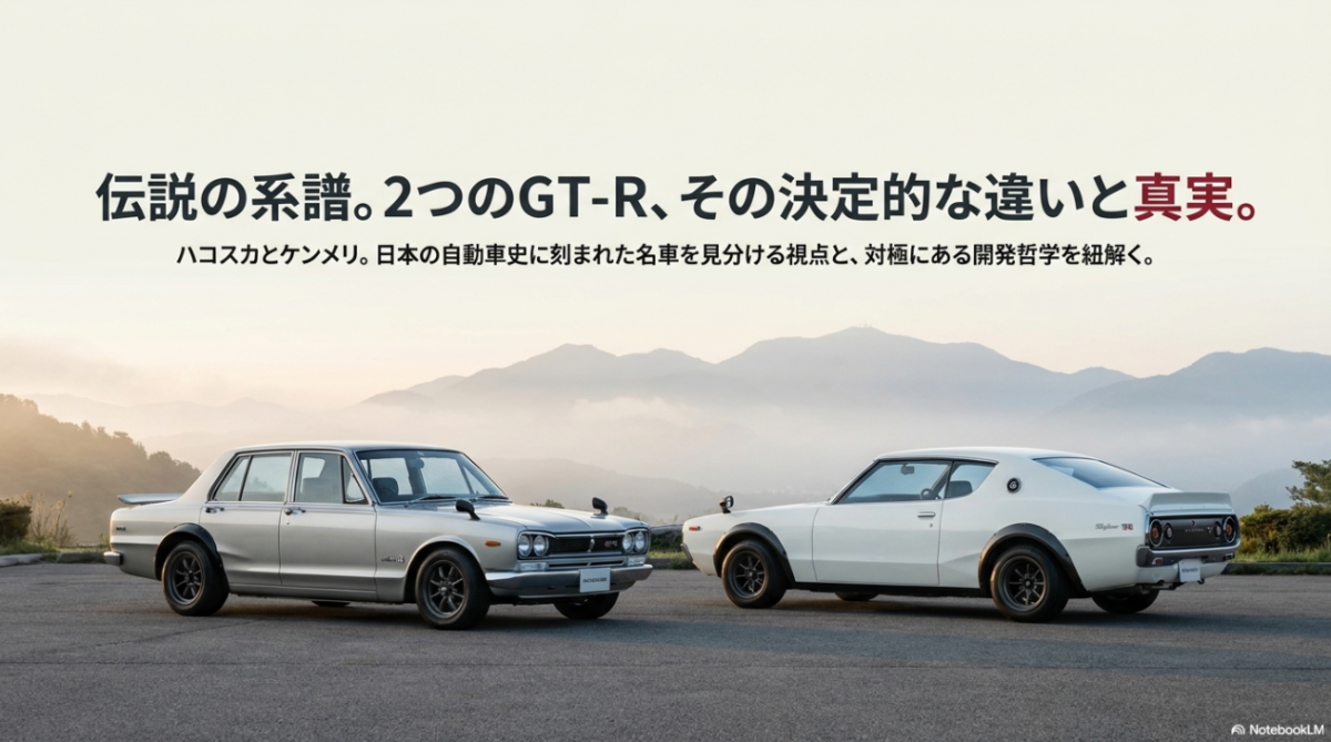 ハコスカとケンメリの決定的な違いと真実