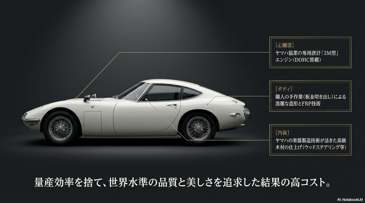 ヤマハ協業の3M型エンジン、職人の手作業によるボディ、楽器製造技術が活きた内装の部位別解説