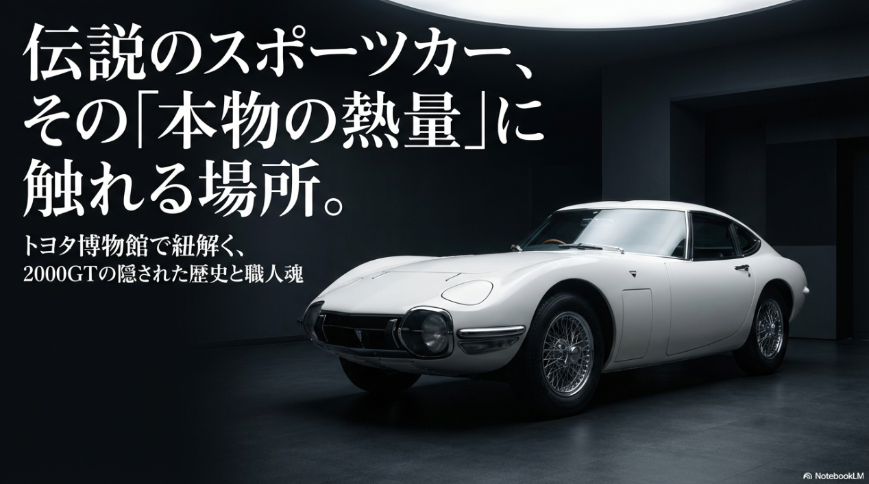 トヨタ博物館で紐解く2000GTの隠された歴史と職人魂のタイトルスライド